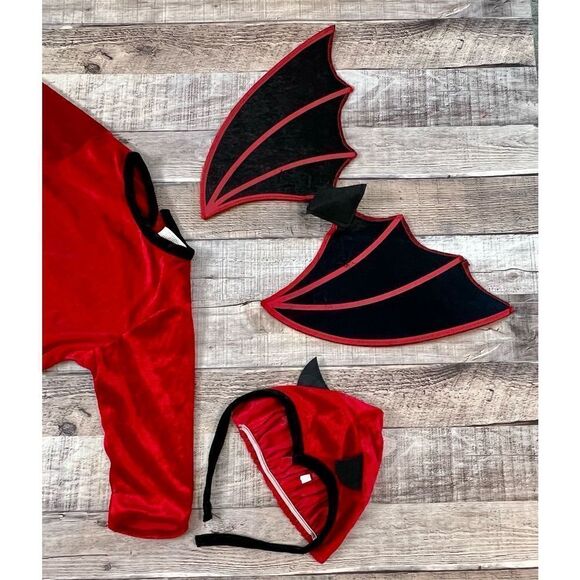 New Amscan Cute‎ As A Devil Infant Halloween Costume sz 12-24 months - Picture 7 of 11